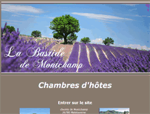 Tablet Screenshot of bastidemontchamp.com